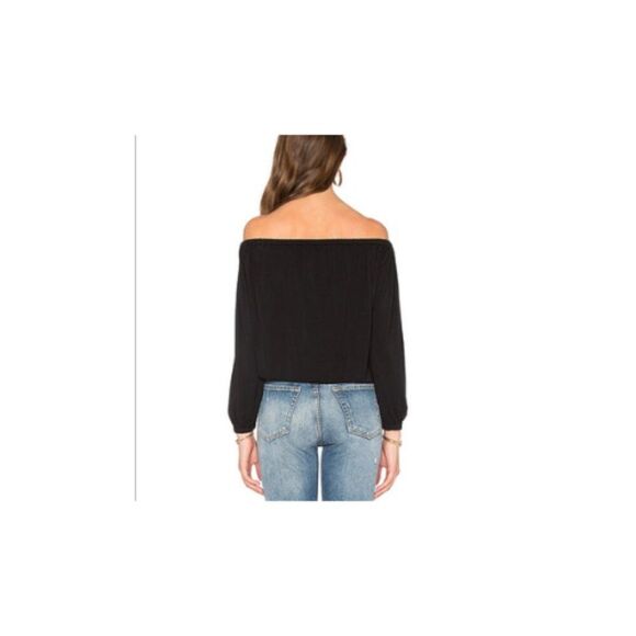 krisa Off Shoulder Surplice Top from Revolve XS - Picture 3 of 5